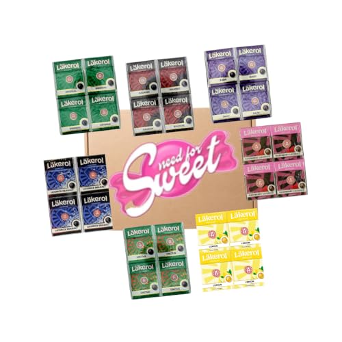 Läkerol Premium Selection – 7 Sorten Mix | Lakritz & Fruchtgenuss in Einem (7x 100g) von Nohawa