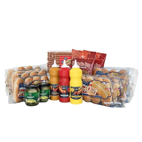 Mega Hot Dog Party Kit – Für die perfekte Party mit 40 Hot Dogs von Nohawa