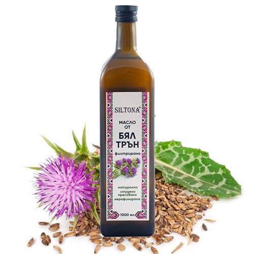 Siltona Pure Milk Thistle Oil/Filtered/Cold pressed oil/Vegan/Organic Certified/No Conservatives/For liver Antioxidation/Rich in Polyphenols and Vitamin E (250ml) von Nonetheless