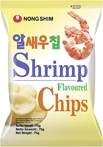 NONGSHIM - Chips mit Garnelen Geschmack, (1 X 75 GR) von Nong Shim