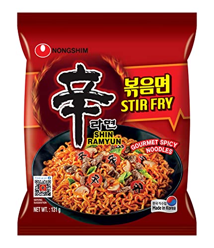 NONGSHIM Instantnudeln, Shin Ramyun Stir Fry, scharf - 1 x 131 g von Nong Shim