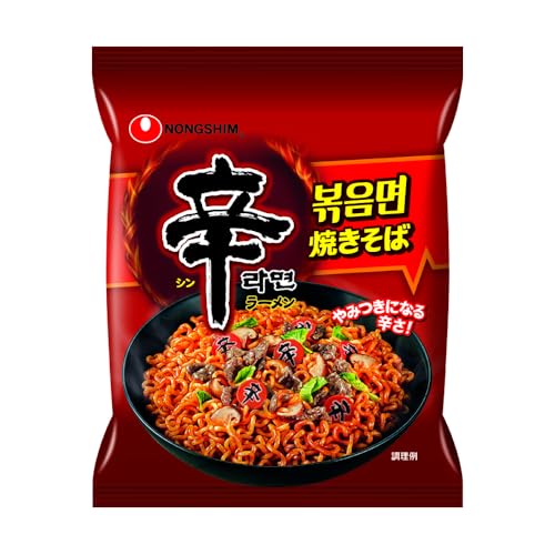 Nong Shim Instantnudeln Shin Ramyun Stir Fry - Koreanische Ramen Nudelsuppe scharf würzig - schnelle Zubereitung - 20er Vorteilspack à 131 g von Nong Shim