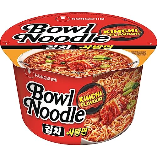 Nong Shim Instantnudeln Kimchi Bowl Noodle Soup – Koreanische Ramen Nudelsuppe - schnelle Zubereitung – 1 x 100g von Nong Shim