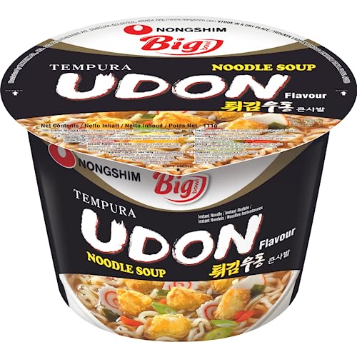 Nong Shim Instantnudeln Udon Big Bowl - Koreanische Ramen Suppe - schnelle Zubereitung - 1er Pack à 111g von Nong Shim