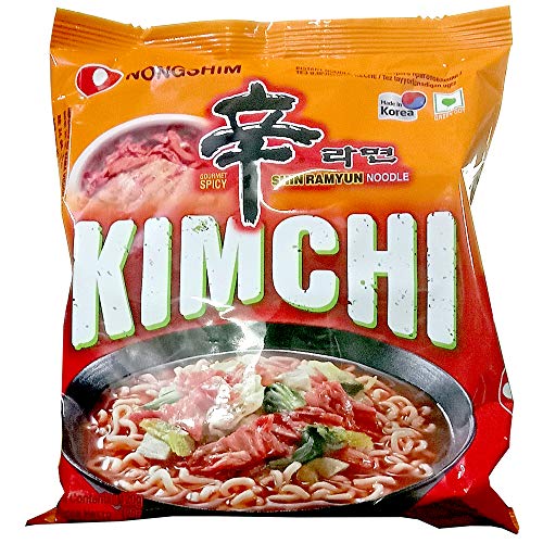 Nongshim Nong Shim Kimchi Ramyun Nudeln, 120 g, vegetarisch, 120 g von Nongshim