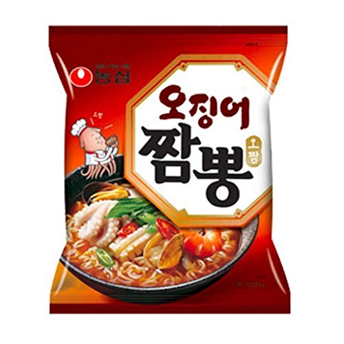 Nongshim Squid Cham-pong Noodle Ramyun, 124g Packages (Pack of 20) von Nong Shim