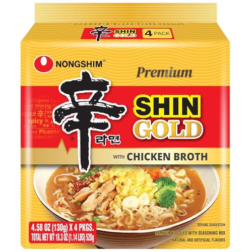 Schienbein Gold mit Hühnerbrühe von Nongshim