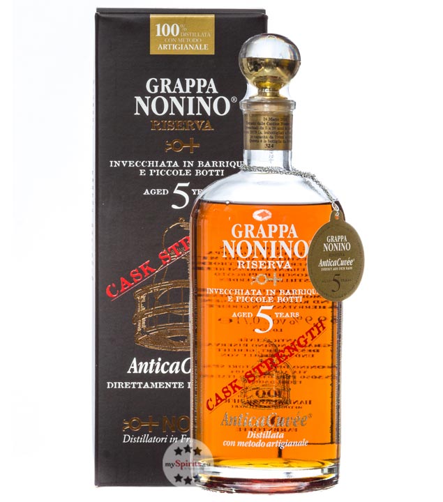 Grappa Nonino Antica Cuvée - Cask Strength - 5 Jahre (59,9 % vol., 0,7 Liter) von Nonino Distillatori
