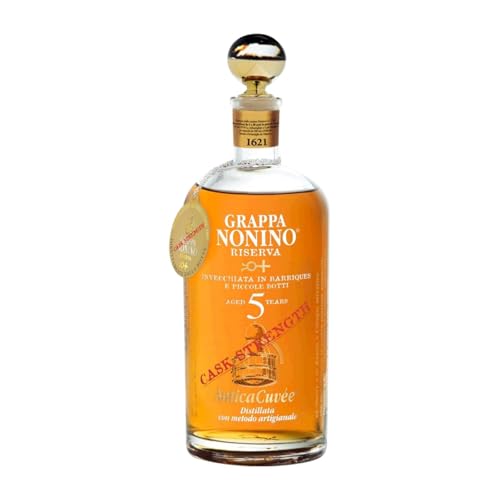 Grappa Nonino Antica Cuvée Cask Strength Barrique Gereift Merlot, Schioppettino y Cabernet Reserve 5 Jahre 70 cl von Nonino Distillatori