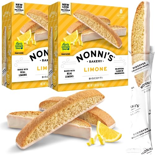 NONNI'S Biscotti Turtle Pecan 6.88 Oz. Box of 8 Individually Wrapped Biscotti (2 Pack) von Nonni's