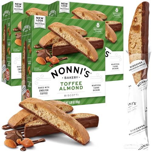 Nonni's Biscotti Toffee Mandel, 195 ml, 3 Stück von Nonni's