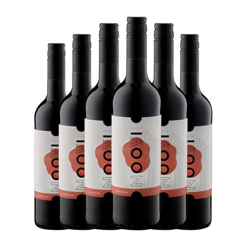 Noovi Cuvée Rotwein Tempranillo La Mancha 75 cl Sin Alcohol Rotwein (Karton mit 6 Flaschen von 75 cl) von Noovi