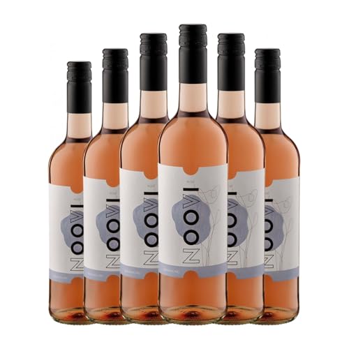 Noovi Rosé Tempranillo La Mancha 75 cl Sin Alcohol Rosé-Wein (Karton mit 6 Flaschen von 75 cl) von Noovi