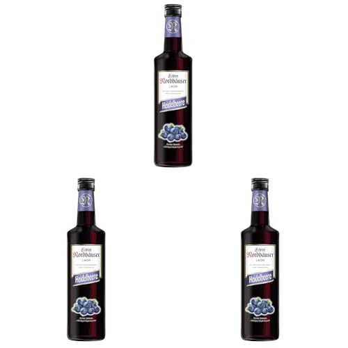 Echter Nordhäuser Heidelbeere Fruchtlikör (1 x 0,7l) (Packung mit 3) von Nordbrand Nordhausen