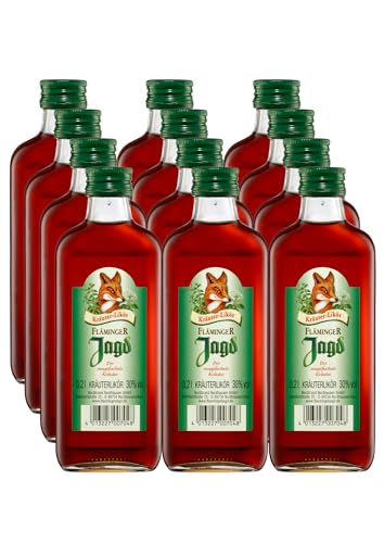 Fläminger Jagd Kräuterlikör mit 30% vol. Alkohol (12 x 0,2L) von Nordbrand Nordhausen