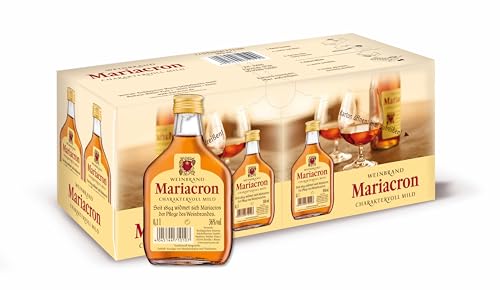 Mariacron Weinbrand mit 36% vol. Alkohol (24 x 0,1L) von Nordbrand Nordhausen