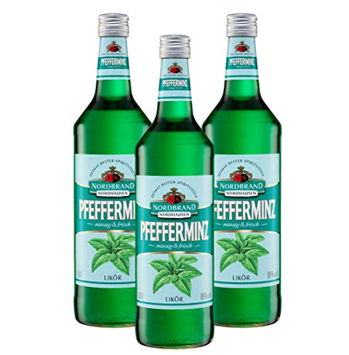 Nordbrand Pfefferminzlikör Kräuter (3 x 1 l) von Nordbrand Nordhausen