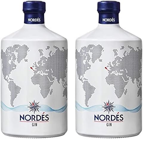 NORDES Gin - Fruchtig-aromatischer Gin aus Galizien in Spanien (1 x 0,7l) (Packung mit 2) von Nordés