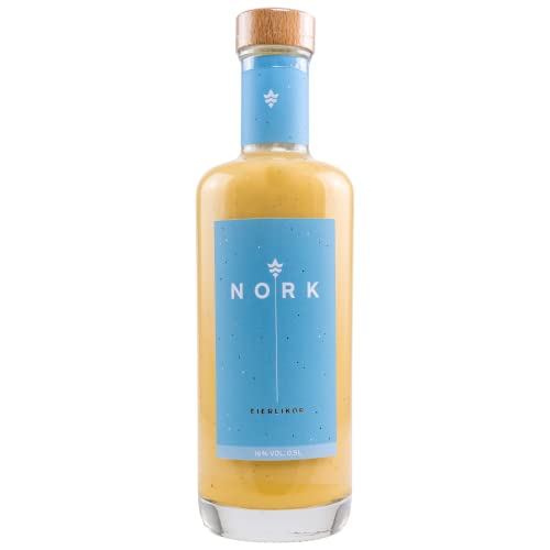 Nork | Eierlikör | 500 ml | 16% Vol. | Geschmack von Vanille & Eigelb | Aus Eiern von glücklichen Hühnern | Ohne künstliche Zusatzstoffe von Nork