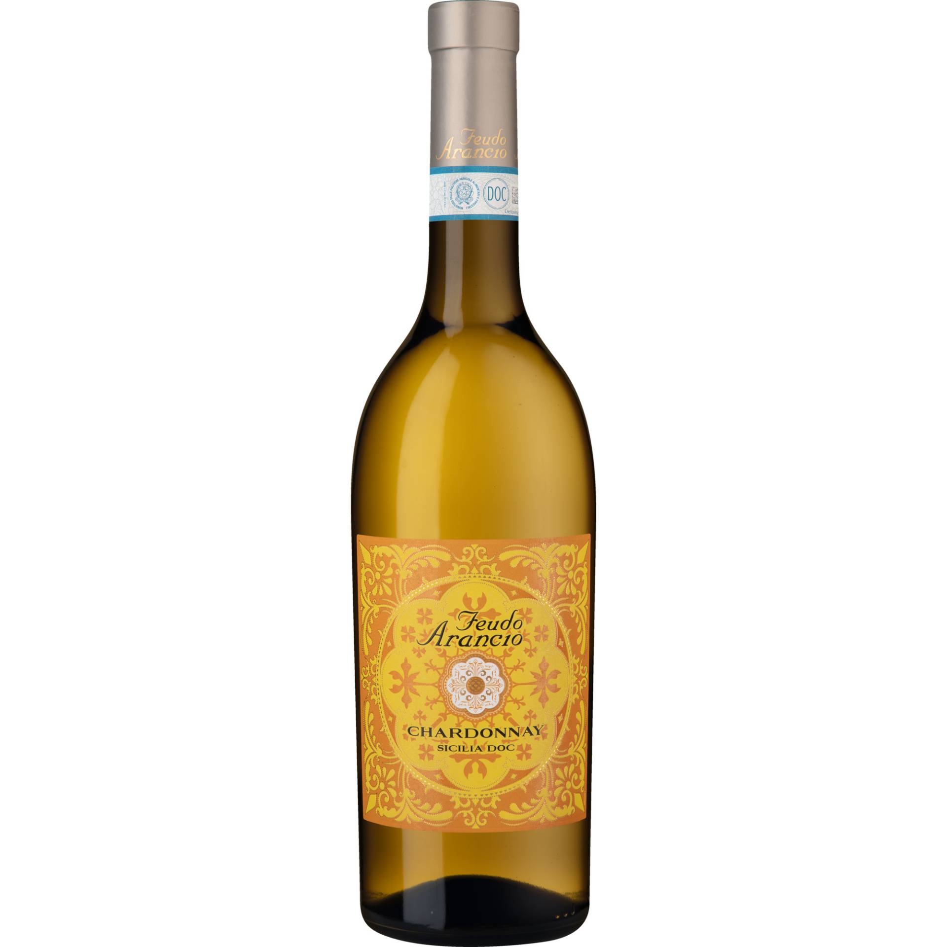 Feudo Arancio Chardonnay, Sicilia DOC, Sizilien, 2024, Weißwein von Nosio S.p.a., Mezzocorona - Italia