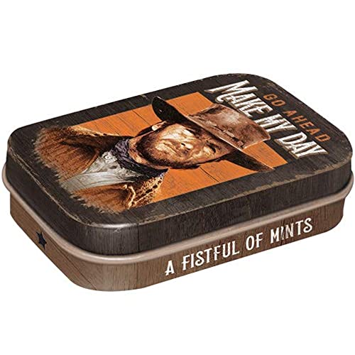 Nostalgic-Art A Fistful of Mints, Pillendose aus Metall mit 15 g Pfefferminz-Dragees von Nostalgic-Art