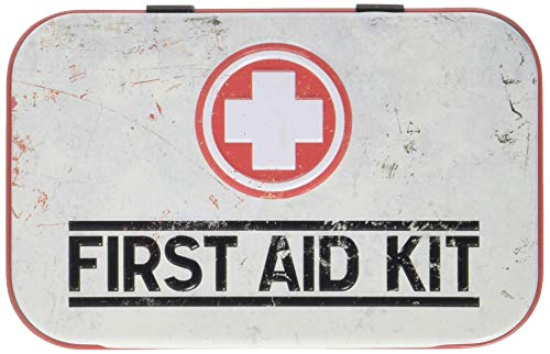 Nostalgic-Art Retro Pillendose XL, 6 x 9,5 x 2 cm, First Aid Kit – Geschenk-Idee für Nostalgie-Fans, mit Pfefferminz-Dragees, Vintage Design von Nostalgic-Art