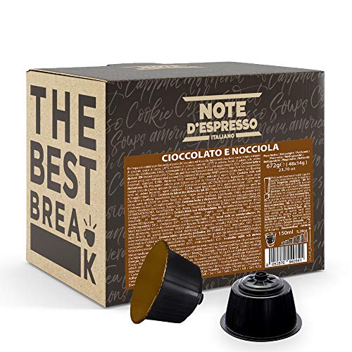 Note D'Espresso - Haselnuss-Schokolade -Kapselmaschinen - ausschließlich kompatibel mit NESCAFE DOLCE GUSTO- 48 caps von Note d'Espresso