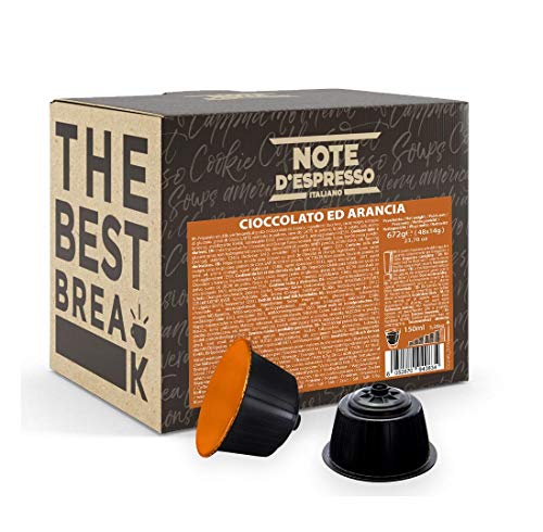 Note D'Espresso - Orange und Schokolade -Kapselmaschinen - ausschließlich kompatibel mit NESCAFE DOLCE GUSTO- 48 caps von Note d'Espresso