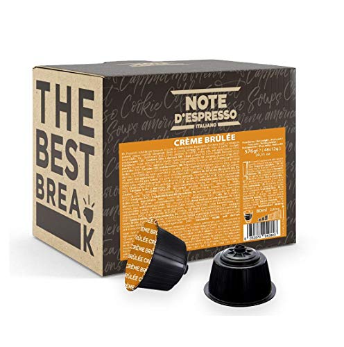 Note D'Espresso -Crème Brulée - Kapselmaschinen - ausschließlich kompatibel mit NESCAFE DOLCE GUSTO- 48 caps von Note d'Espresso