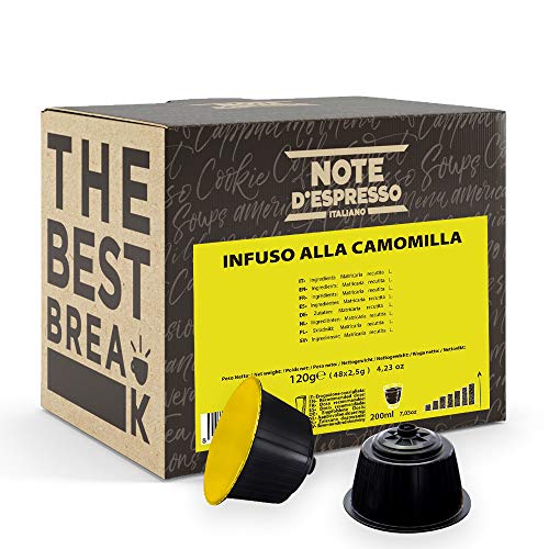 Note D'Espresso - Kamille -Kapselmaschinen - ausschließlich kompatibel mit NESCAFE DOLCE GUSTO- 48 caps von Note d'Espresso