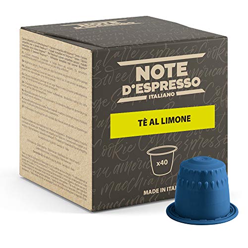 Note D'Espresso - Zitronentee - Kapselmaschinen - ausschließlich kompatibel mit NESPRESSO - 40 caps von Note d'Espresso