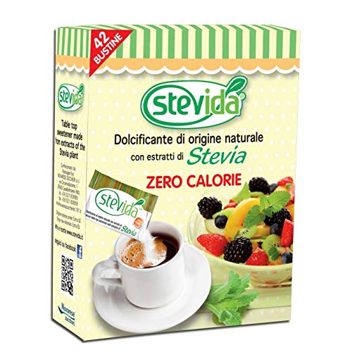 Stevida, Süßstoff auf Stevia-Basis in Sachets - 42pz - Novarese Zuccheri von Novarese Zuccheri