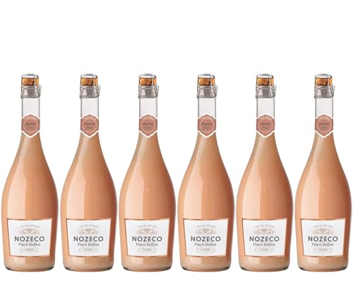 Nozeco - Peach Bellini Alkoholfrei - Cocktail ohne Alkohol - Herkunft : Frankreich (6 x 0, 75 l) von Nozeco