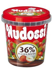 Nudossi Brotaufstrich Nuss-Nougat-Creme, 400g (36% Haselnuss) von Nudossi