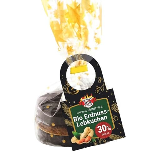 Nürnberger Bio Originale Erdnuss Lebkuchen, 2 Sorten, 3Stk., 255g (1x255g, 255, gramm) von Nürnberger Bio Originale