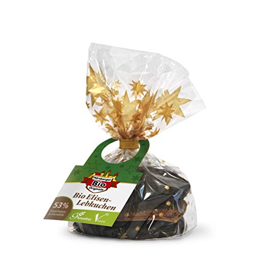 Nürnberger Bio Originale Nürnberger Elisen-Lebkuchen g.g.A., gemischt, glutenfrei (210 g) - Bio von Nürnberger Bio Originale