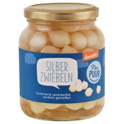 Silberzwiebeln im Glas von Nur Puur