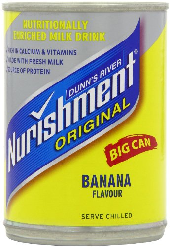 Dunns River Nurishment Original Banane 400 g (12 Stück) von Nurishment