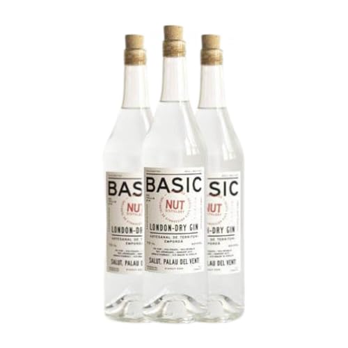 Gin Nut Gin Basic 70 cl (Karton mit 3 Flaschen von 70 cl) von Nut Gin