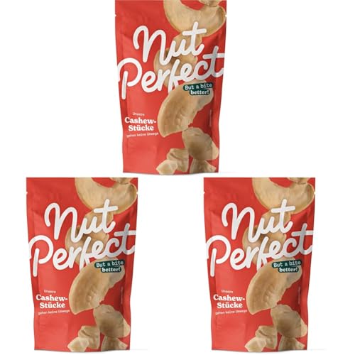 Nut Perfect | Cashew-Stücke | naturbelassen | mild im Geschmack | kürzere Transportwege durch Anbau und Verarbeitung vor Ort | Unterstützung einer Initiative für Frauen in Cashew-Kooperativen | 100g von Nut Perfect But a bite better!