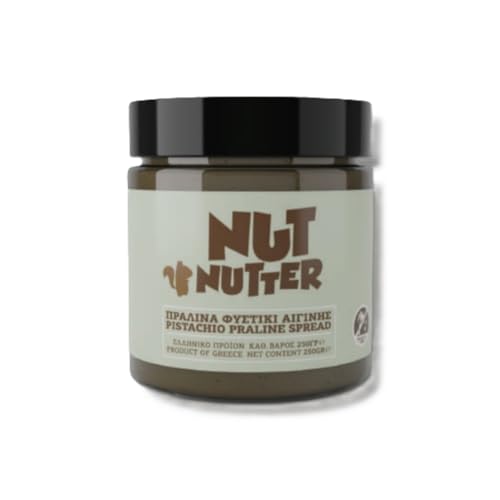 NutNutter Pistaziencreme aus Ägina-Pistazien ohne Palmöl 40% Pistazienanteil 250gr von NutNutter