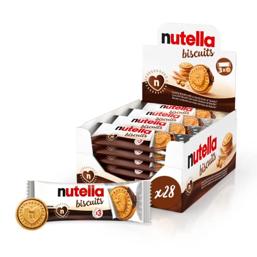 Nutella Biscuits 3er Pack, 28er Thekendisplay (28 x 3er Pack) von Nutella