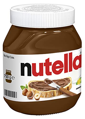 nutella – Nuss-Nugat-Creme als Aufstrich oder für leckere Rezepte – 1 x 750 g von nutella