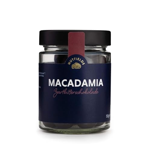 Nutfields Bio Macadamia | in Zartbitterschokolade | Fair | 150 g von Nutfields