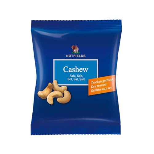 Nutfields Cashewkerne | geröstet & gesalzen | Gourmet-Snack | 80 g von Nutfields