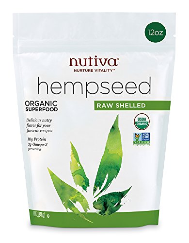 Nutiva, Bio Geschälte Hanfsamen, 13 Unzen (368 g) von Nutiva