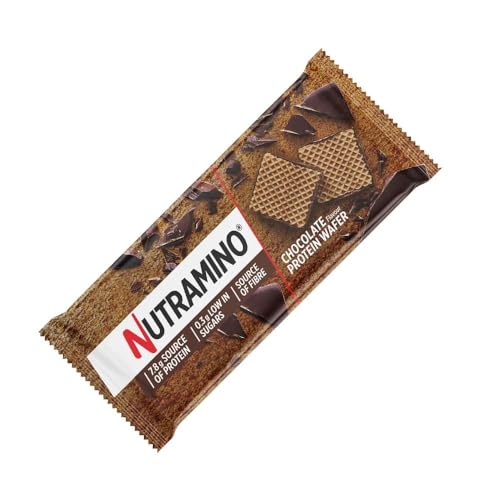 Nutramino - Nutramino Protein Wafers (2 X 19,5g) - Waffeln - Proteinhaltige Waffeln - Schokolade von Nutramino