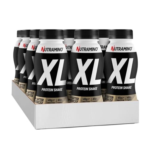 Nutramino - Pack Xl Shake (12x475ml) - Proteingetränke - Cremige Protein-Shakes - Vanille von Nutramino