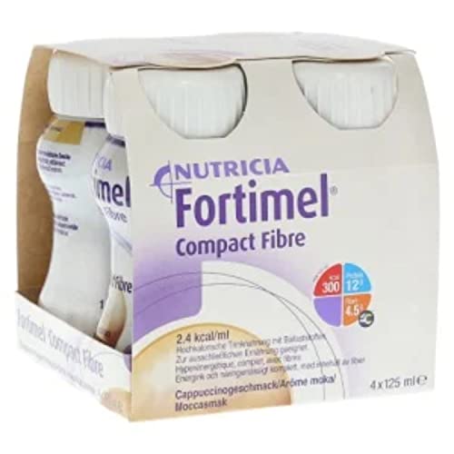 FORTIMEL Compact Fibre Cappuccino 8x4x125 Milliliter von Nutricia