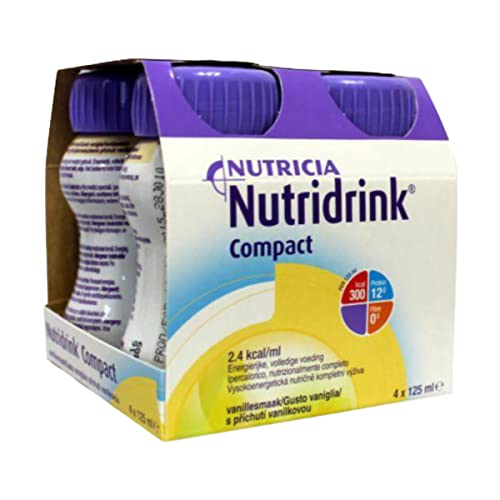 Nutricia Nutridrink Compact Nahrungsergänzung Geschmack Vanilla 4x125ml von Nutricia